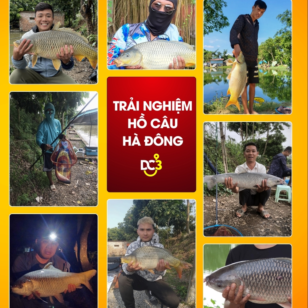 Trải nghiệm câu cá của cần thủ lại hồ Hà Đông