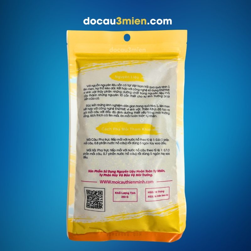 Bao bì mồi câu Ủ Trôi Thiên Minh chính hãng
