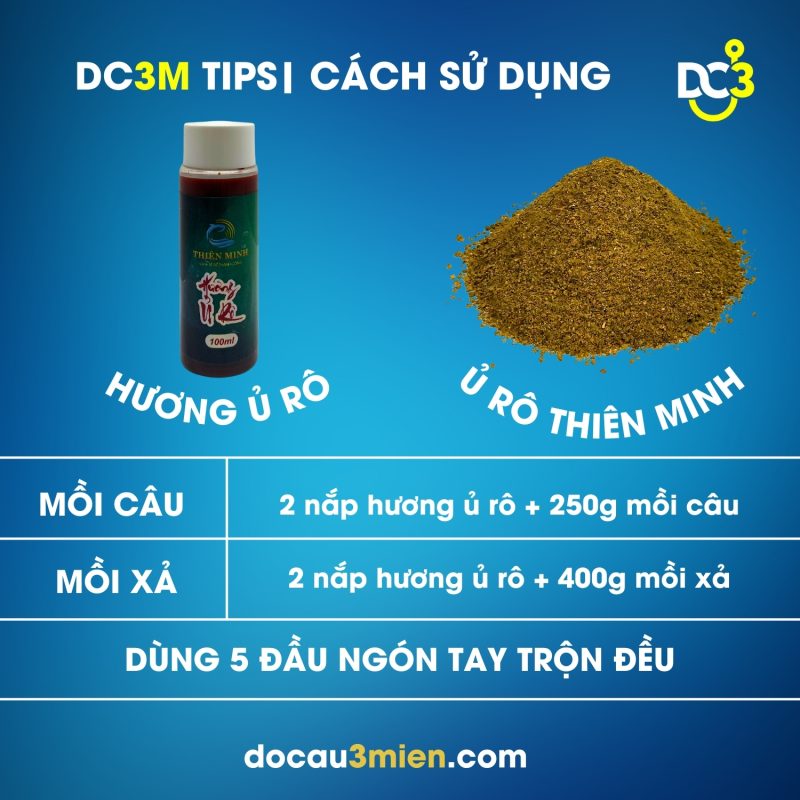 Cách sử dụng Hương ủ rô Thiên Minh.