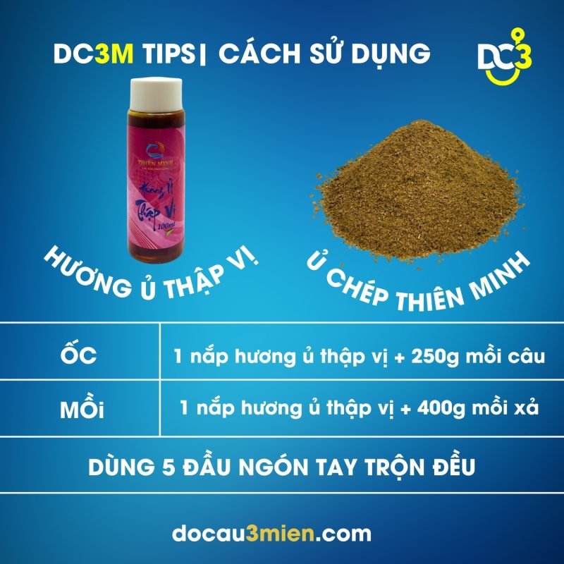 Cách sử dụng Hương ủ thập vị Thiên Minh