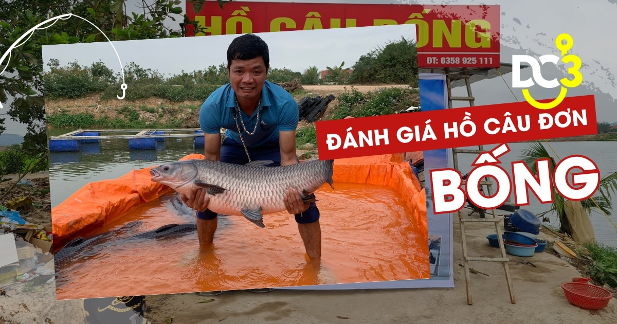 Đánh giá hồ câu dịch vụ Bống