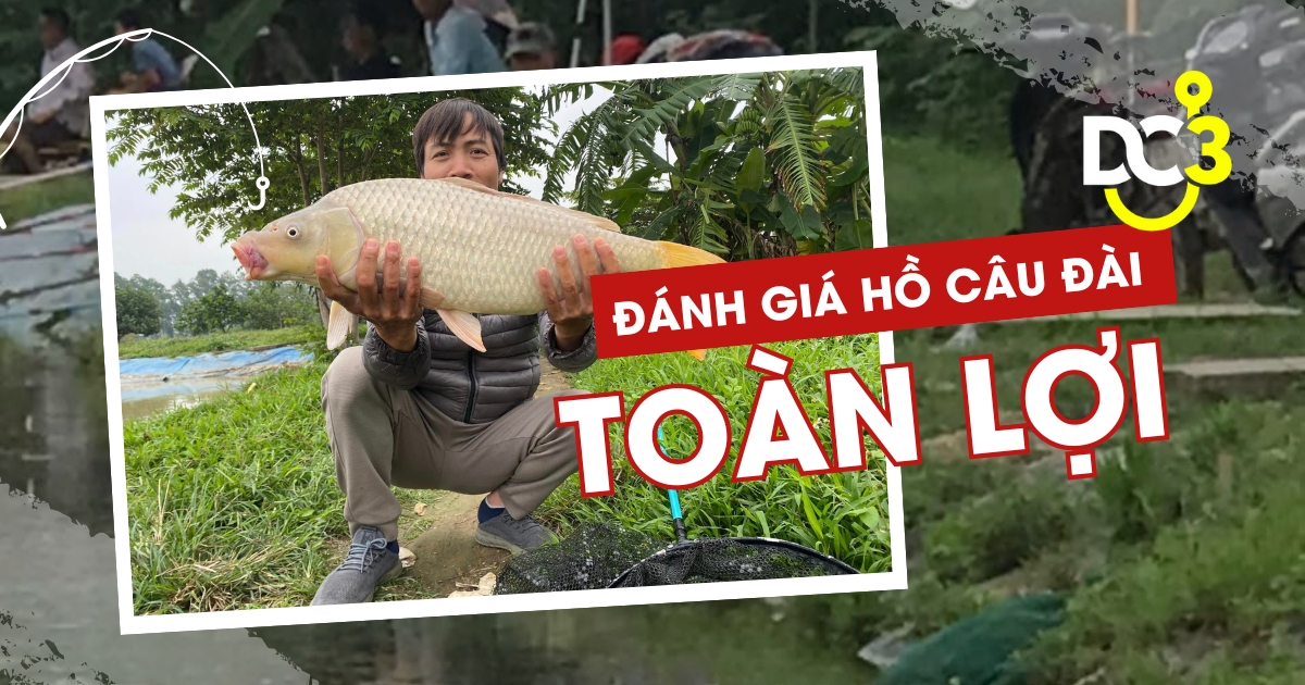 Đánh giá hồ câu dịch vụ Toàn Lợi