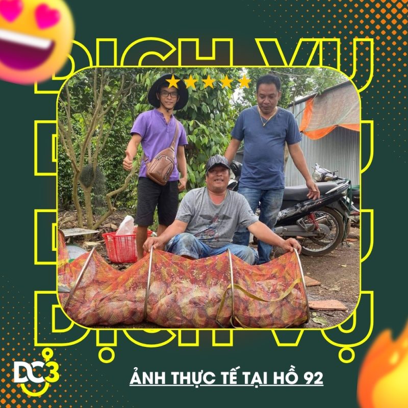 Dịch vụ tiện ích hồ câu 92