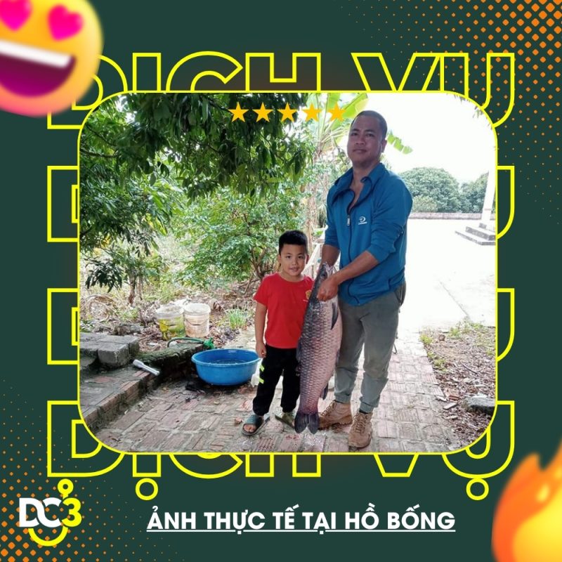 Dịch vụ tiện ích hồ câu Bống