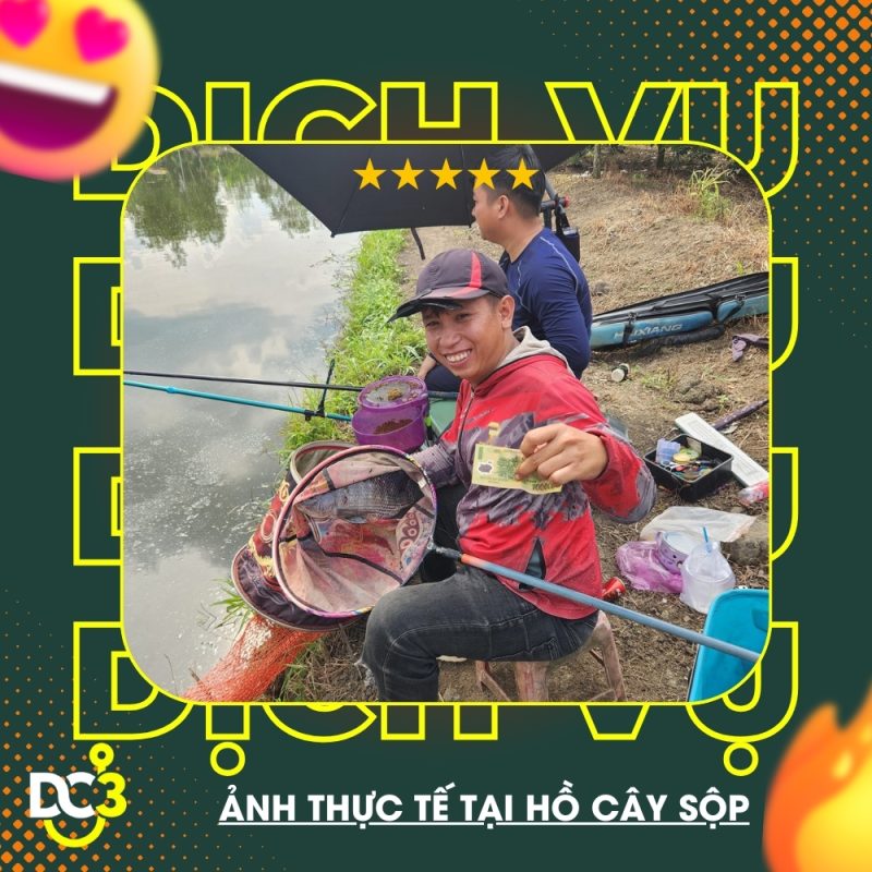 Dịch vụ tiện ích hồ câu Cây Sộp
