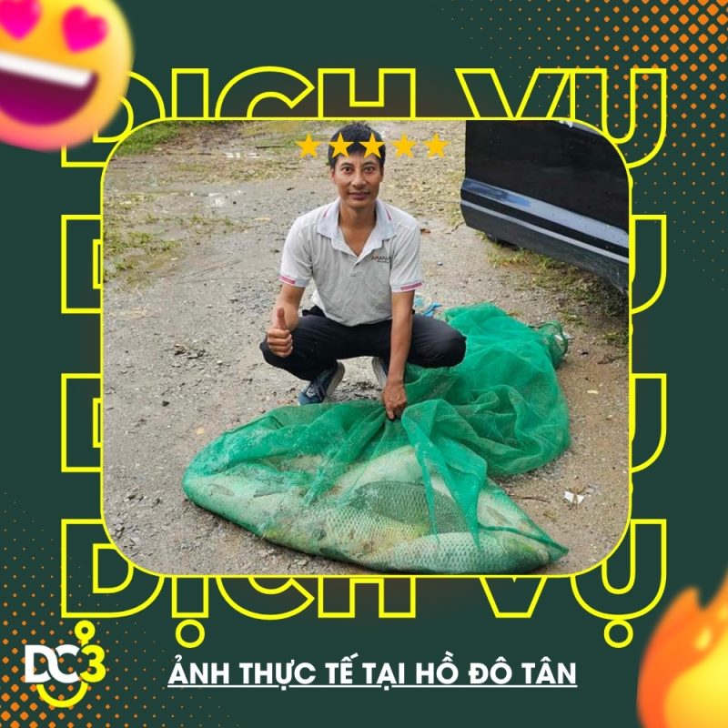 Dịch vụ tiện ích hồ câu Đô Tân