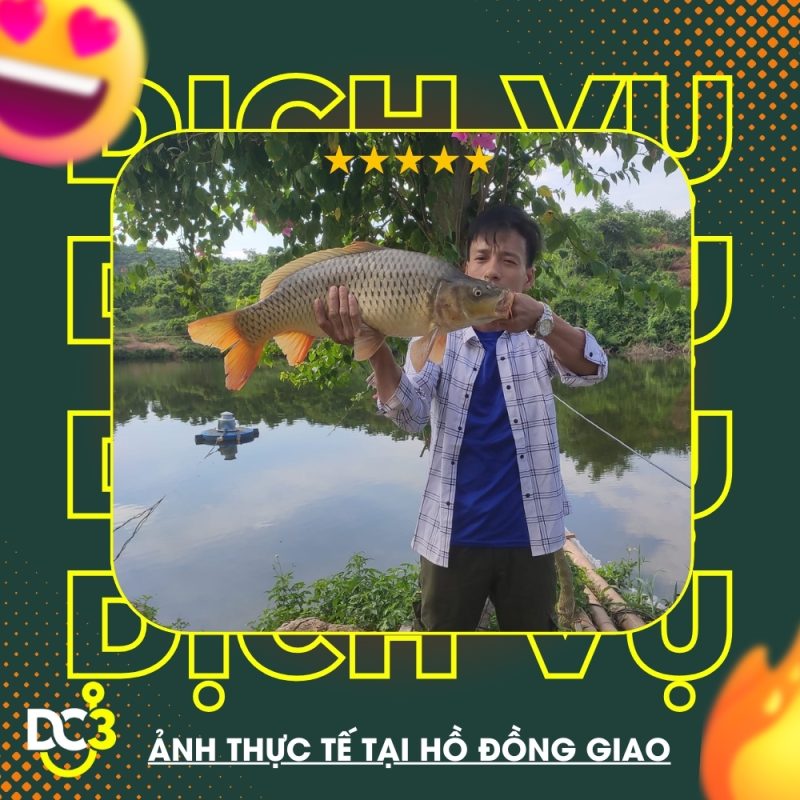 Dịch vụ tiện ích hồ câu Đồng Giao