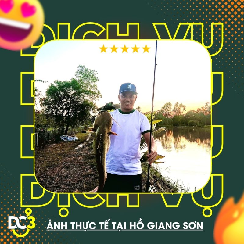 Dịch vụ tiện ích hồ câu Giang Sơn