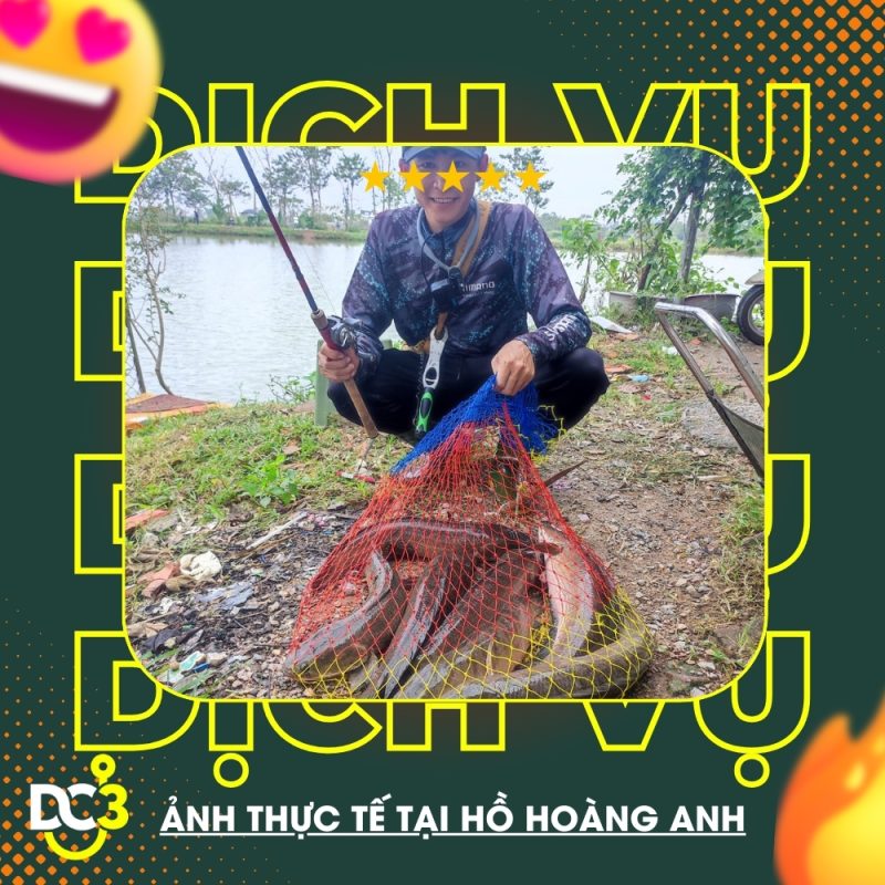 Dịch vụ tiện ích hồ câu Hoàng Anh