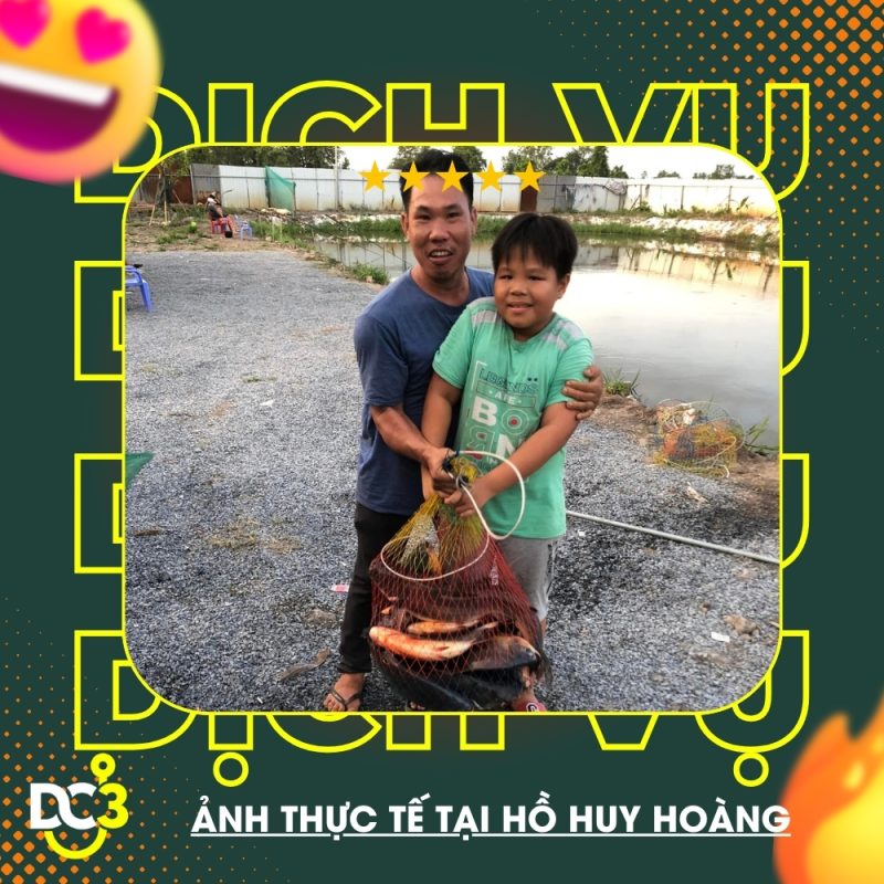 Dịch vụ tiện ích hồ câu Huy Hoàng