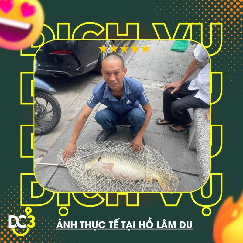 Dịch vụ tiện ích hồ câu Lâm Du