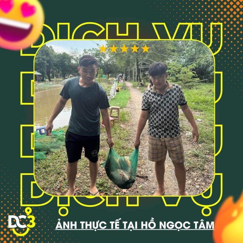 Dịch vụ tiện ích hồ câu Ngọc Tâm
