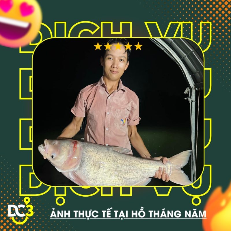 Dịch vụ tiện ích hồ câu Tháng Năm