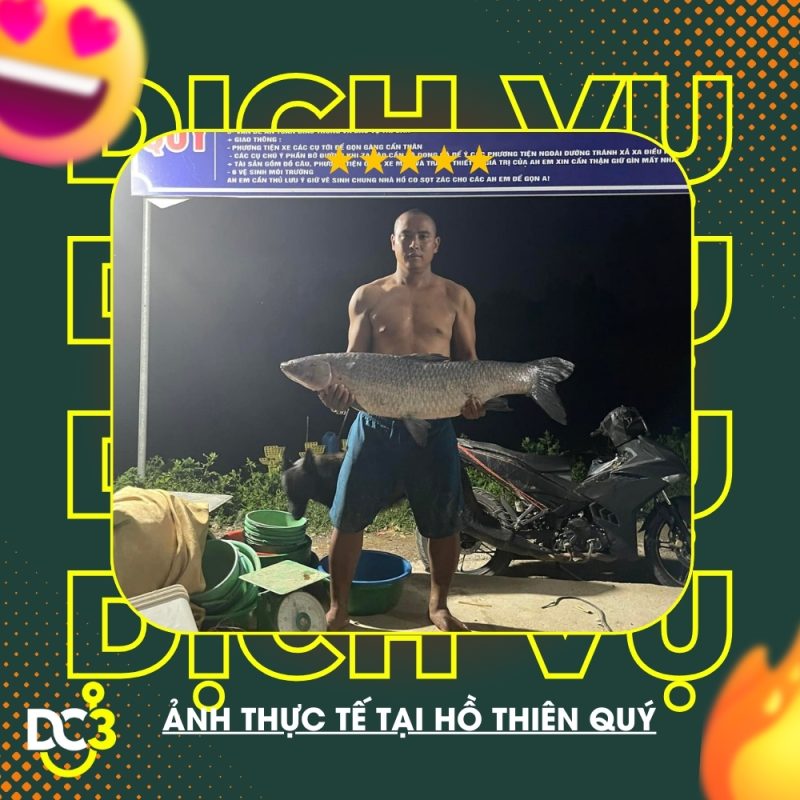 Dịch vụ tiện ích hồ câu Thiên Quý