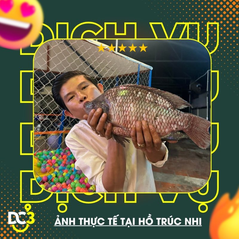 Dịch vụ tiện ích hồ câu Trúc Nhi