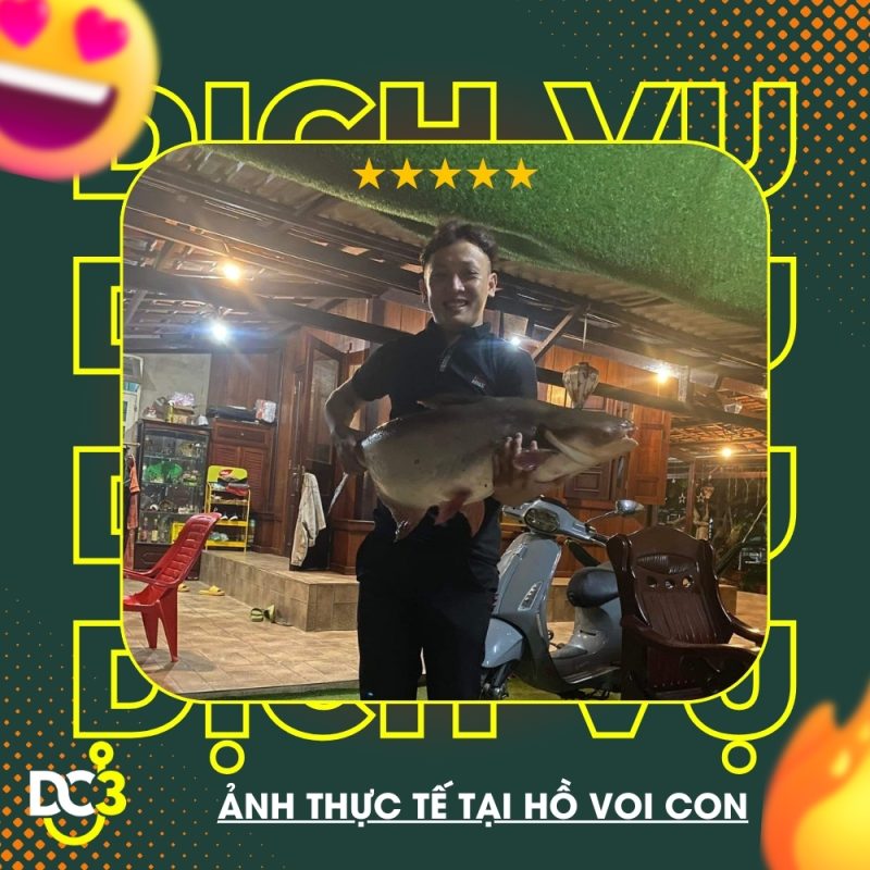 Dịch vụ tiện ích hồ câu Voi Con