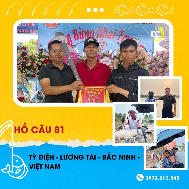 Giới thiệu hồ câu dịch vụ 81