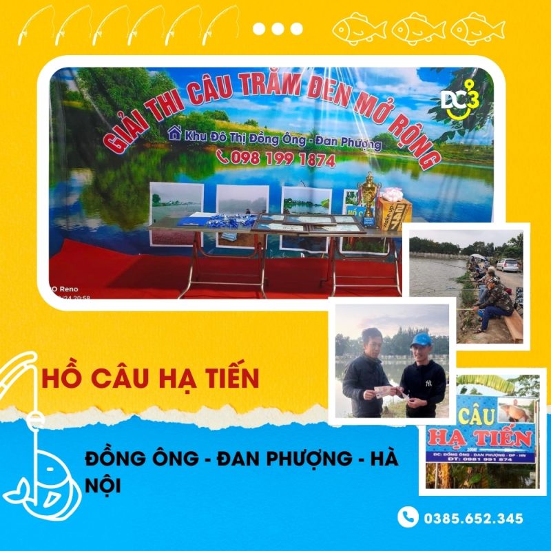 Giới thiệu hồ câu dịch vụ Hạ Tiến