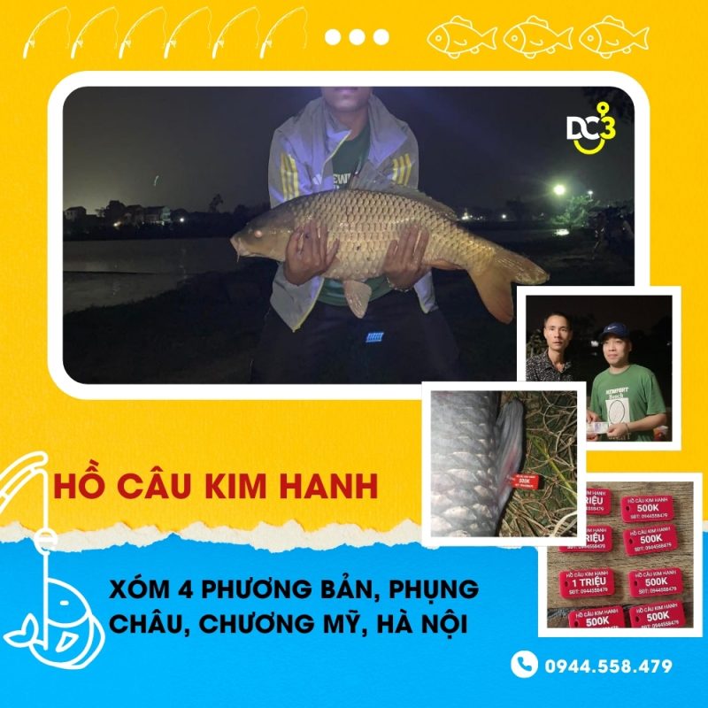 Giới thiệu hồ câu dịch vụ Kim Hanh