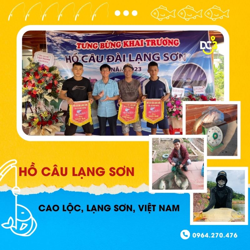 Giới thiệu hồ câu dịch vụ Lạng Sơn
