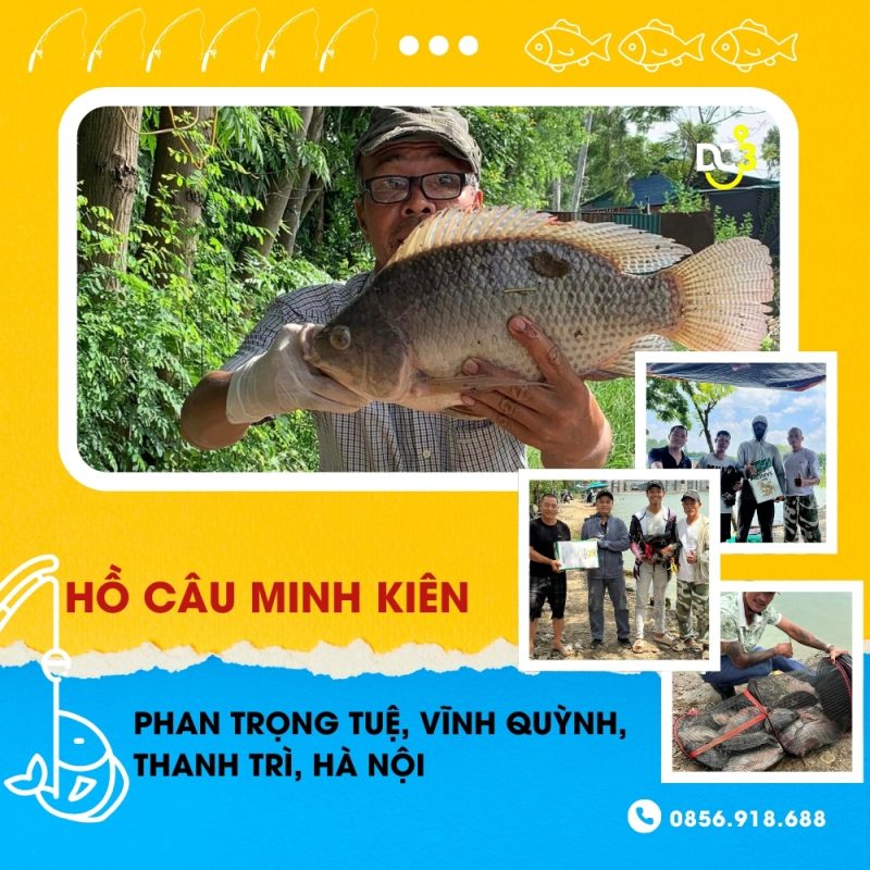 Giới thiệu hồ câu dịch vụ Minh Kiên