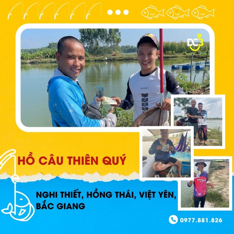 Giới thiệu hồ câu dịch vụ Thiên Quý