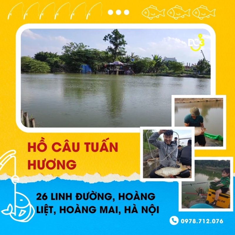 Giới thiệu hồ câu dịch vụ Tuấn Hương