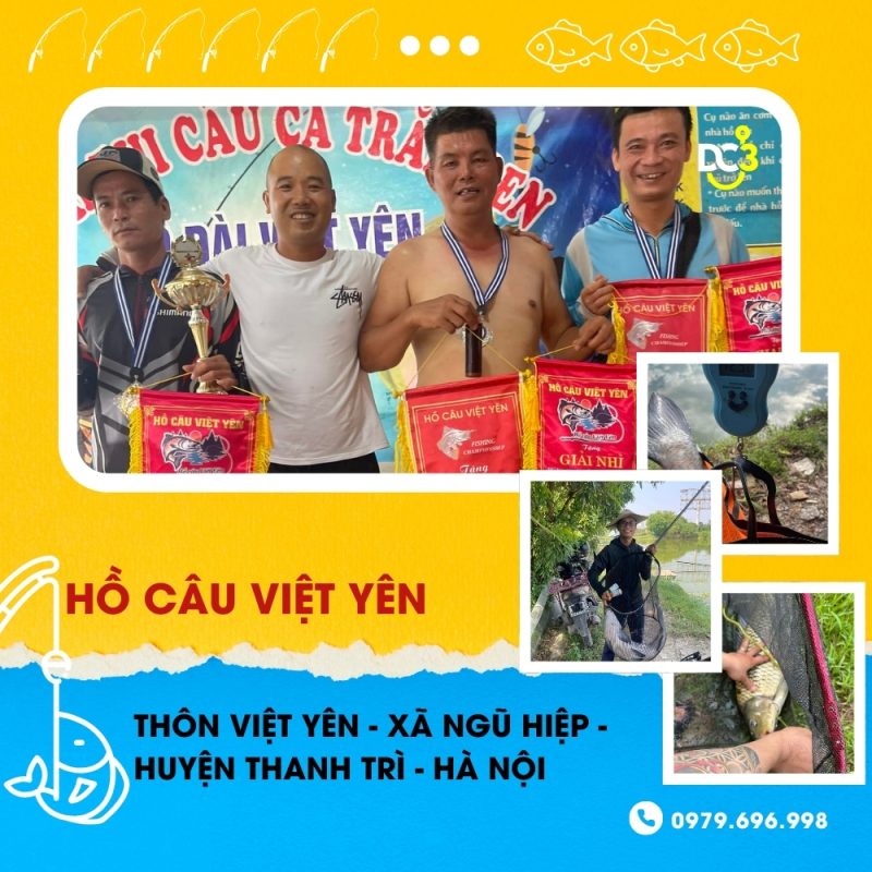 Giới thiệu hồ câu dịch vụ Việt Yên