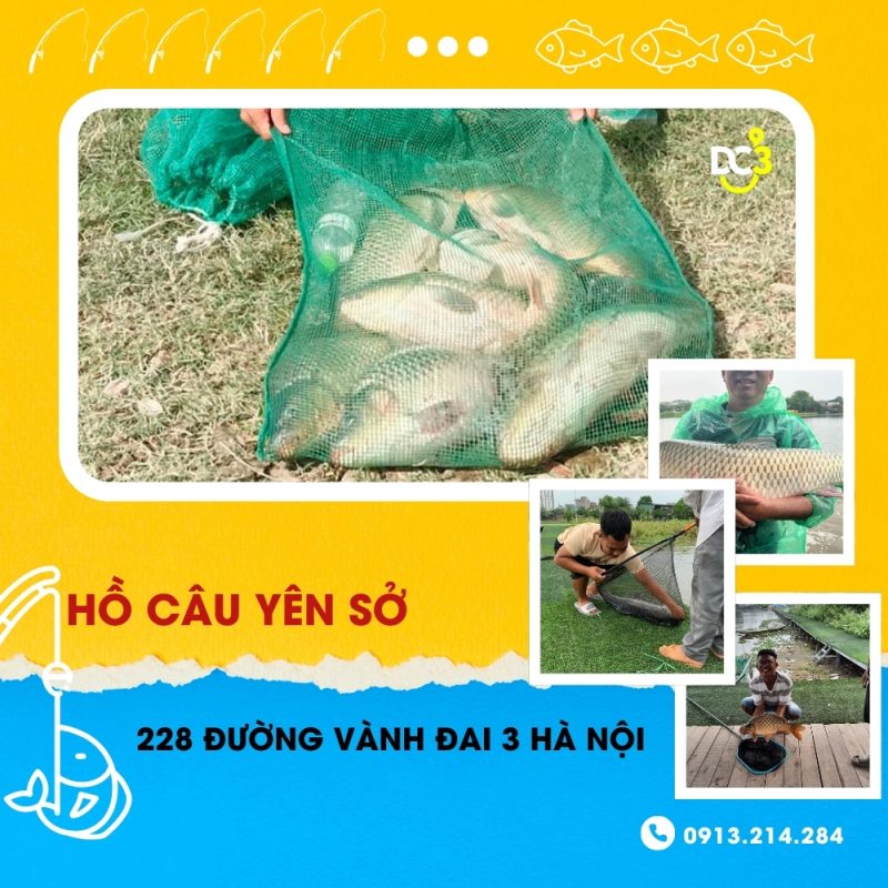 Giới thiệu hồ câu dịch vụ Yên Sở