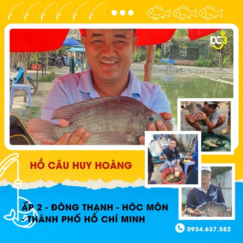 Giới thiệu hồ câu Huy Hoàng