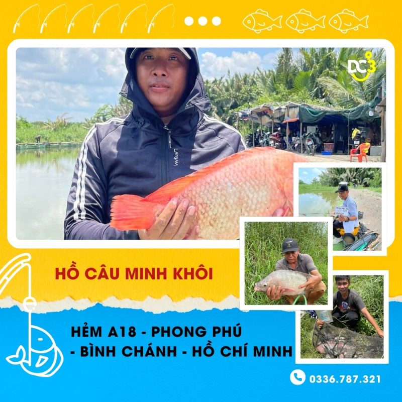 Giới thiệu hồ câu Minh Khôi