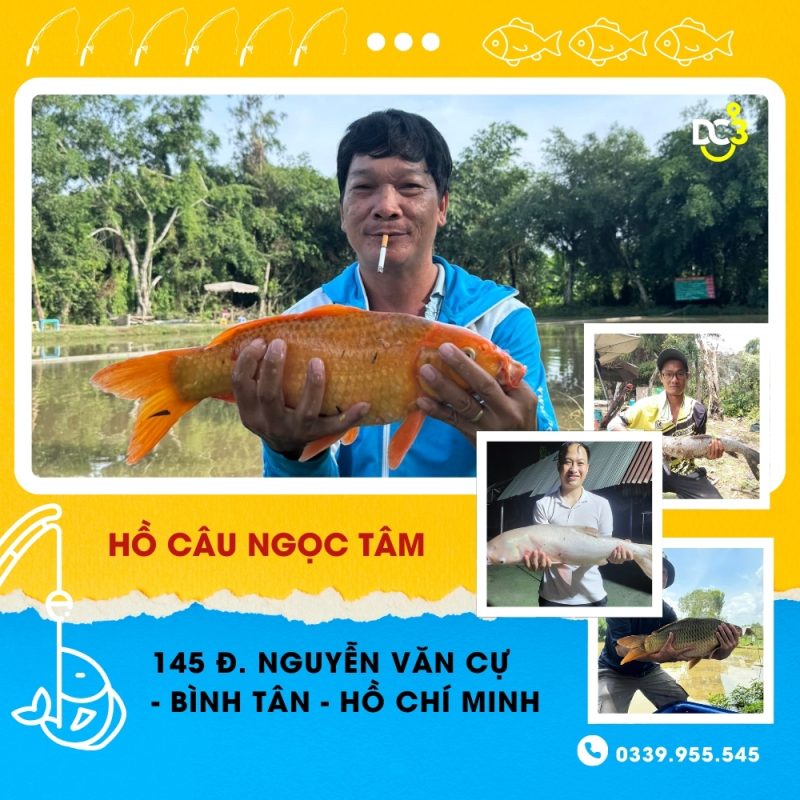 Giới thiệu hồ câu Ngọc Tâm