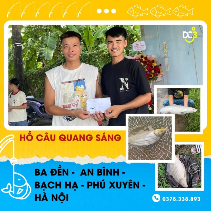 Giới thiệu hồ câu Quang Sáng