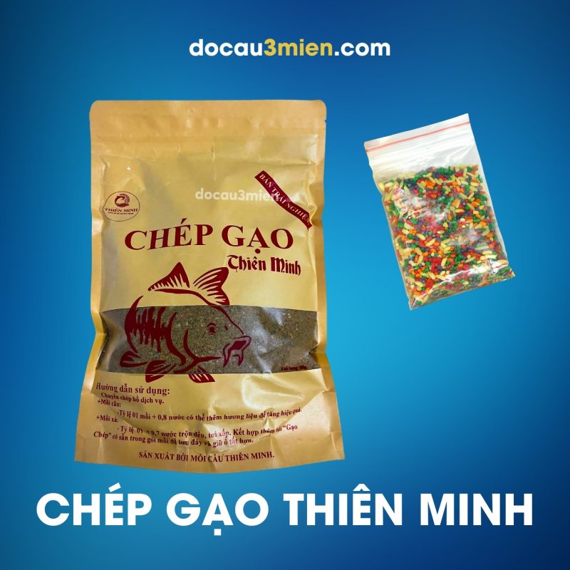 Bao bì mồi câu Chép gạo Thiên Minh chính hãng