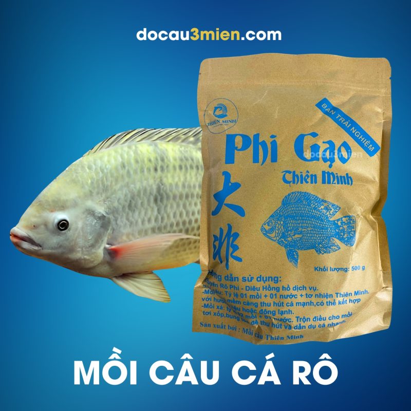 Dụ mồi cấp tốc với mồi Phi gạo Thiên Minh