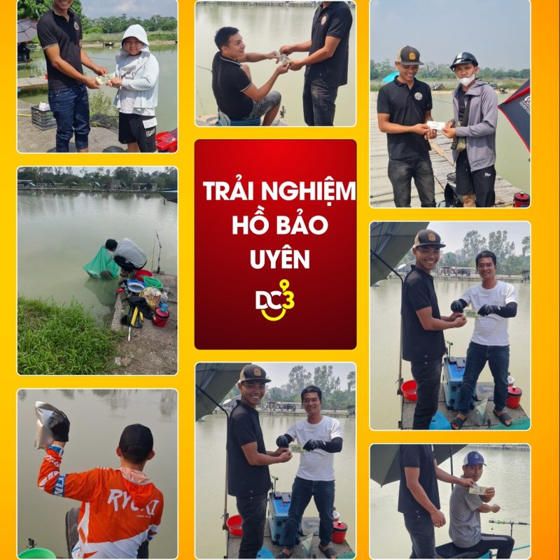Trải nghiệm cần thủ hồ câu Bảo Uyên