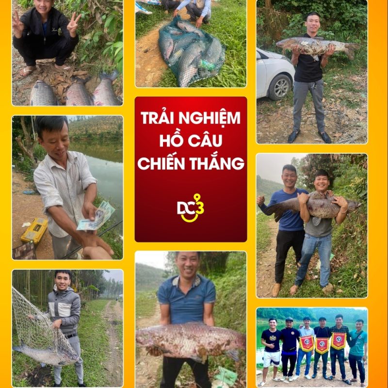 Trải nghiệm cần thủ hồ câu Chiến Thắng
