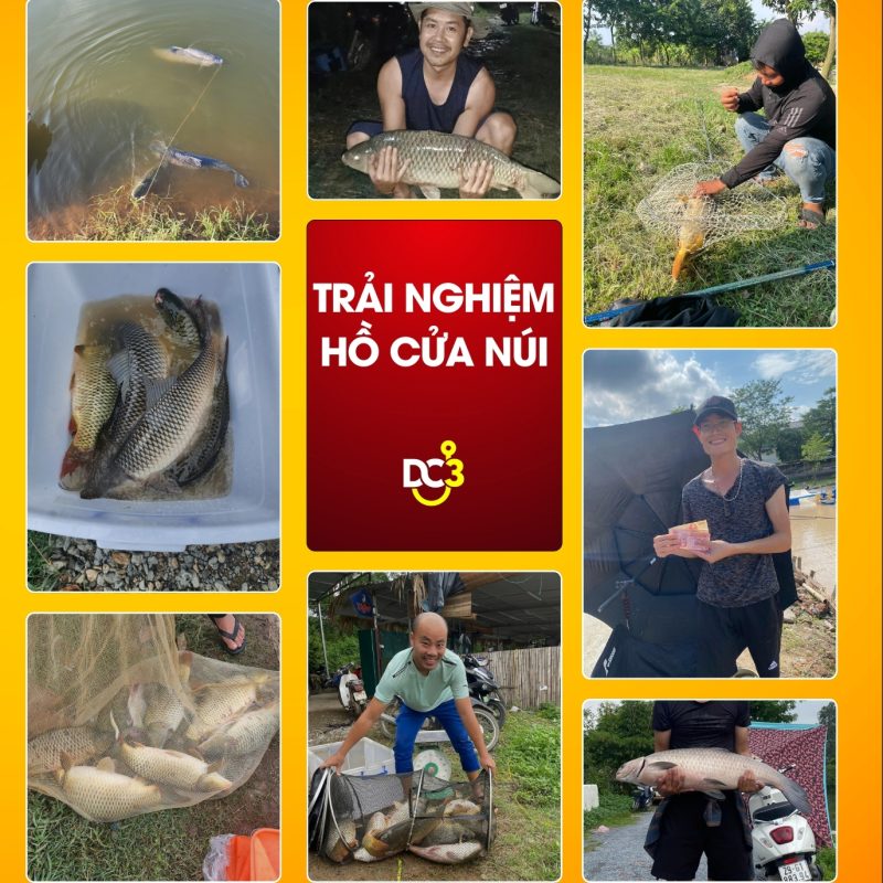 Trải nghiệm cần thủ hồ câu Cửa Núi