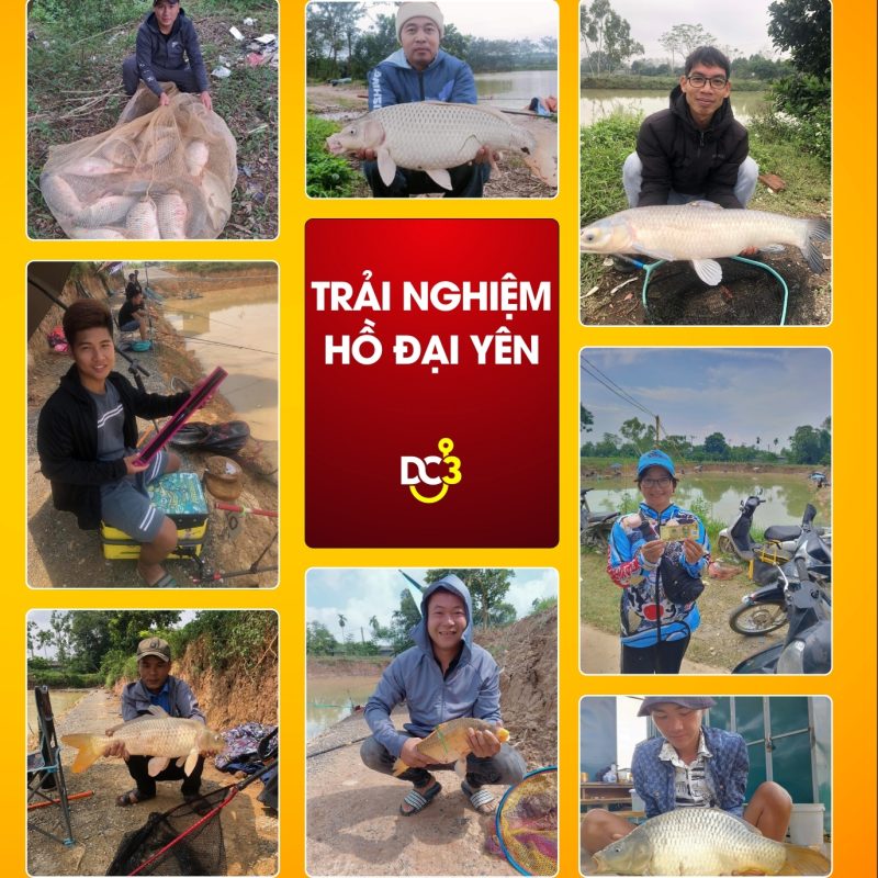 Trải nghiệm cần thủ hồ câu Đại Yên