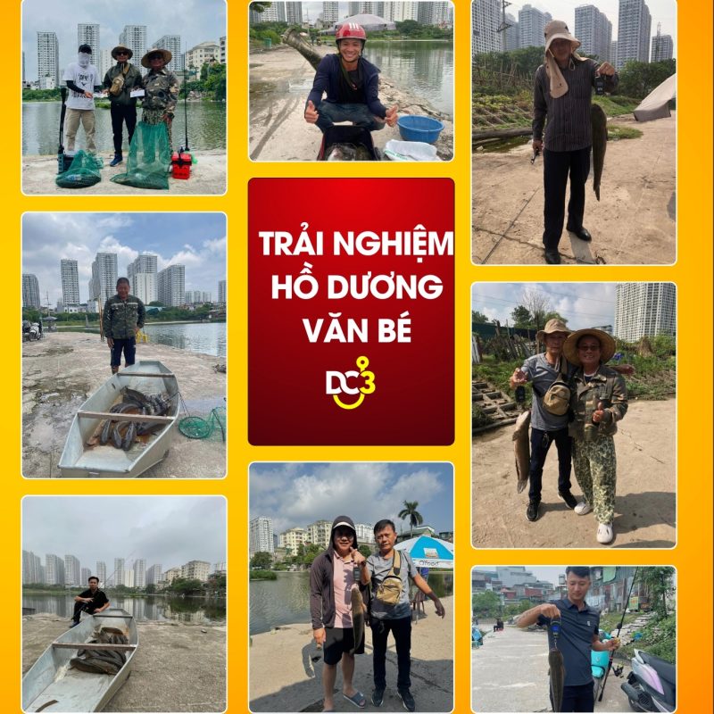 Trải nghiệm cần thủ hồ câu Dương Văn Bé