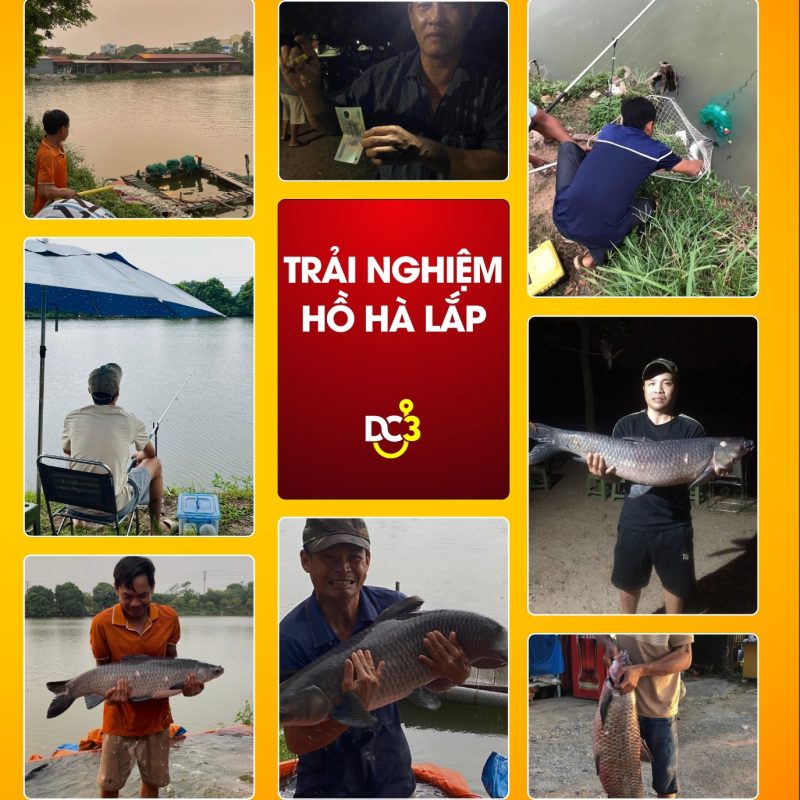 Trải nghiệm cần thủ hồ câu Hà Lắp