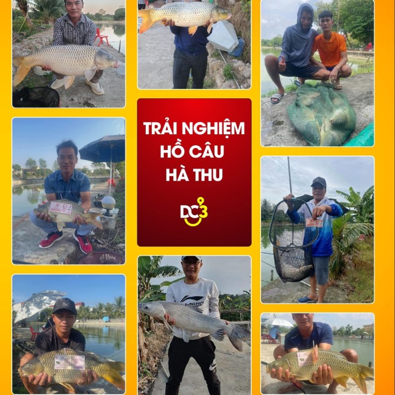Trải nghiệm cần thủ hồ câu Hà Thu
