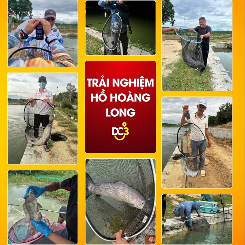 Trải nghiệm cần thủ hồ câu Hoàng Long