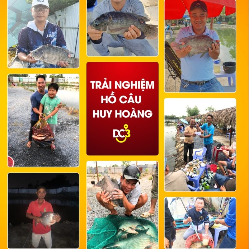 Trải nghiệm cần thủ hồ câu Huy Hoàng