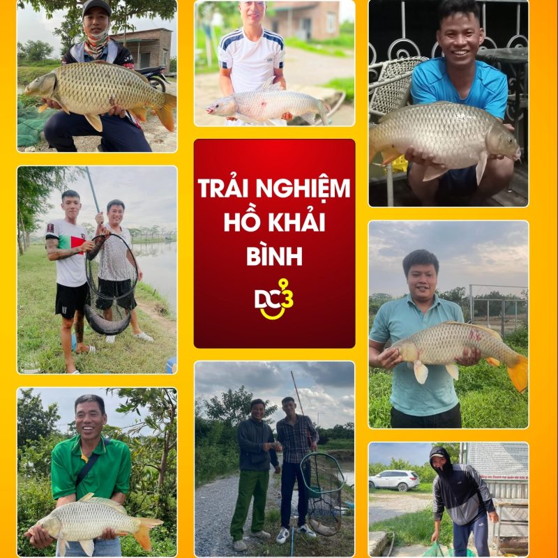Trải nghiệm cần thủ hồ câu Khải Bình