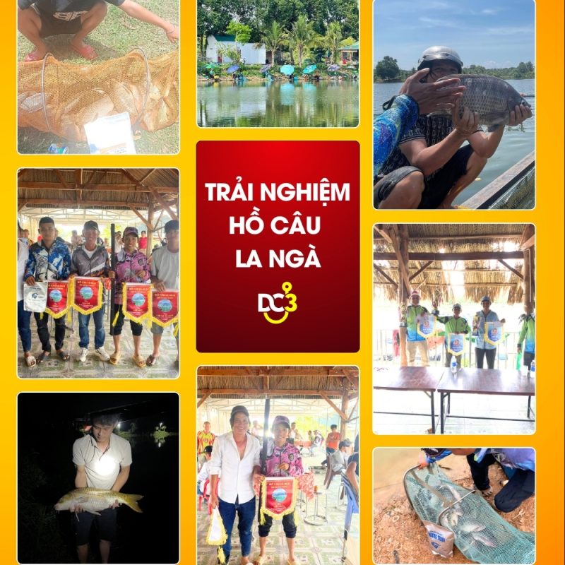 Trải nghiệm cần thủ hồ câu La Ngà