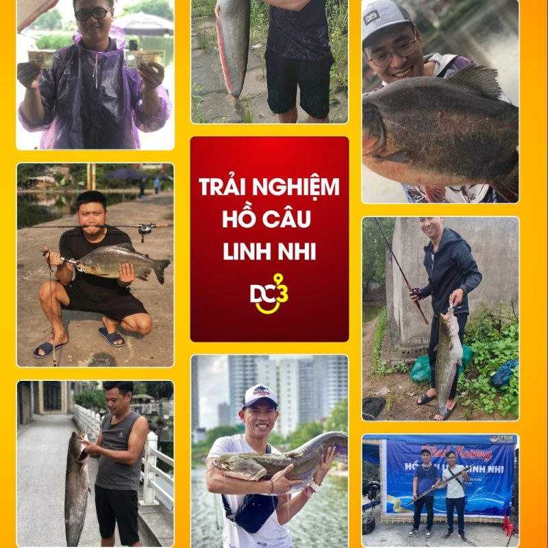 Trải nghiệm cần thủ hồ câu Linh Nhi