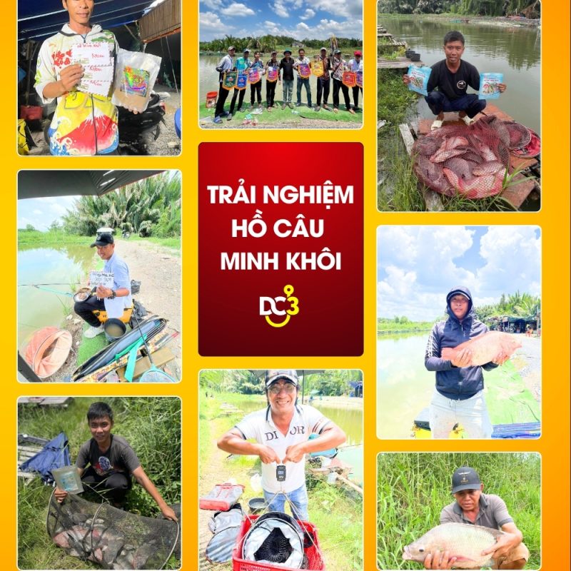 Trải nghiệm cần thủ hồ câu Minh Khôi