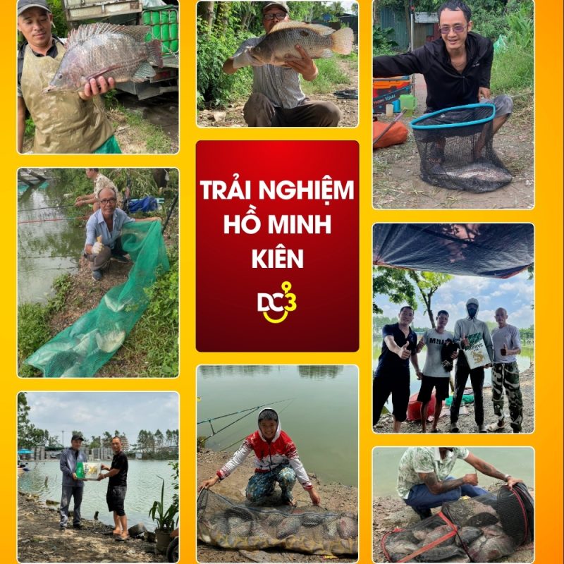 Trải nghiệm cần thủ hồ câu Minh Kiên