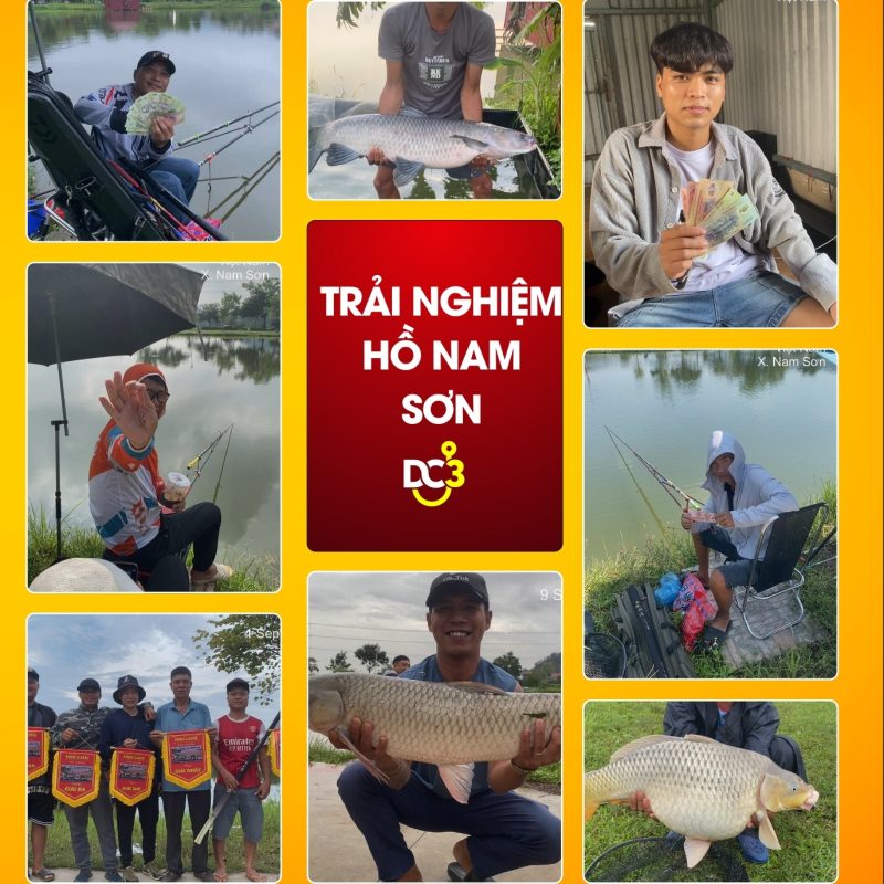 Trải nghiệm cần thủ hồ câu Nam Sơn